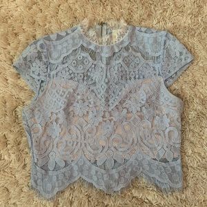 Mendocino Blue Lace Shirt